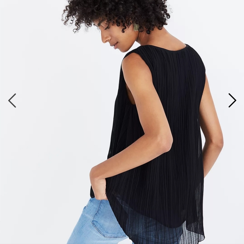 Madewell Pleated Tank Top M